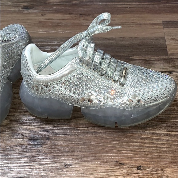 Custom silver sneakers - Picture 4 of 4